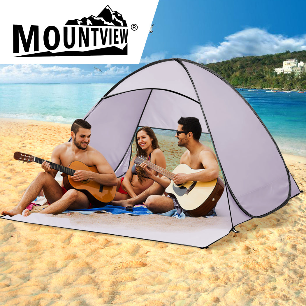 Pop Up Beach Tent Caming Portable Shelter Shade 4 Person Tents Fish