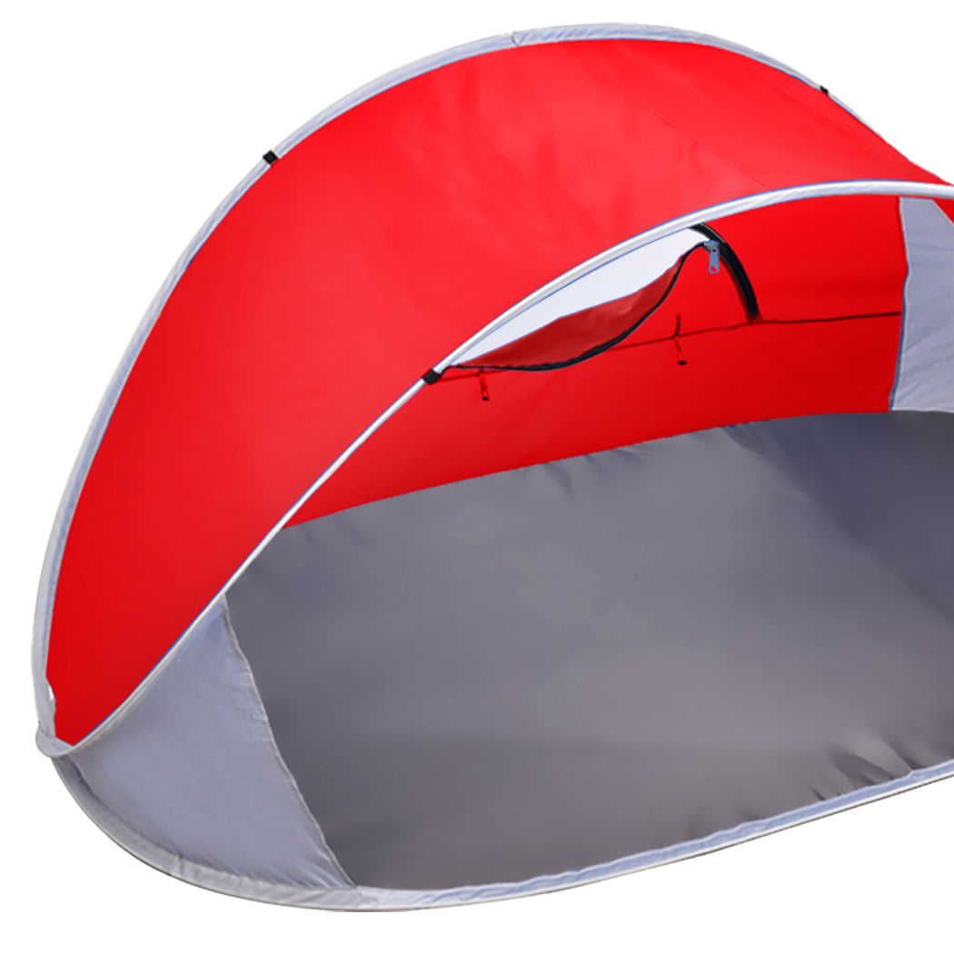 Mountvie Pop Up Tent Camping Beach Tents 4 Person Portable Hiking Shade Shelter