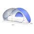 Pop Up Tent Beach Camping Tents 2-3 Person Hiking Portable Shelter Mat