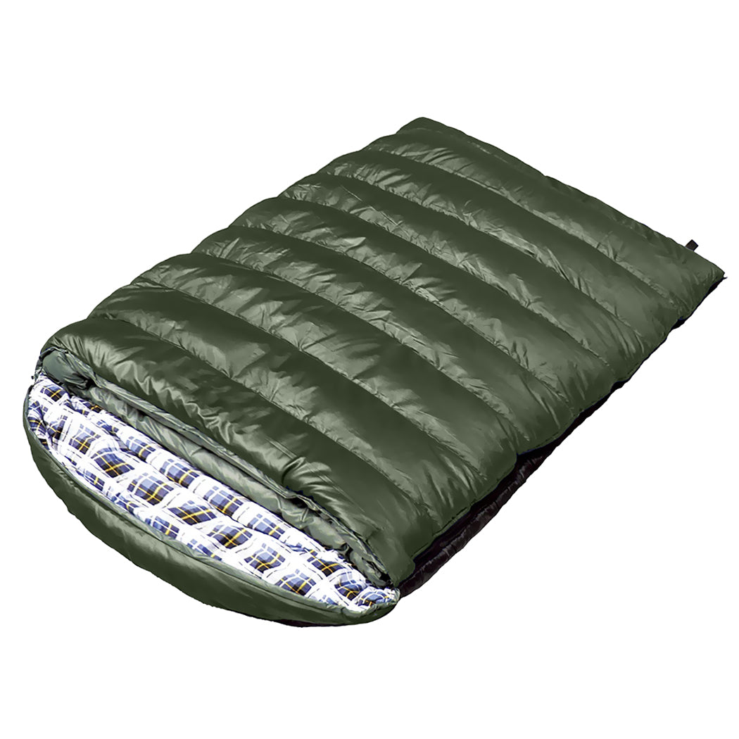 Sleeping Bag Double Bags Outdoor Camping Hiking Thermal -10 deg Tent