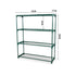 2x 4 Tier Plant Shelve Garden Greenhouse Steel Storage Shelving Frame Stand Rack