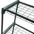 2x 4 Tier Plant Shelve Garden Greenhouse Steel Storage Shelving Frame Stand Rack