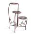 Plant Stand Outdoor Indoor Flower Pots Garden Metal Corner Shelf Wrought Iron