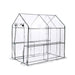 2 Tier Walk In Greenhouse Garden Shed PVC Cover Film Tunnel Green House Plant