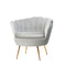 Armchair Velvet Grey Callista