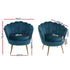 Armchair Velvet Blue Callista