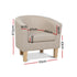 Armchair Lounge Chair Tub Accent Armchairs Fabric Sofa Chairs Beige