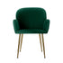 Artiss Dining Chairs Set of 2 Velvet Armchair Green