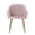 Artiss Dining Chairs Set of 2 Velvet Armchair Pink