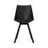 Artiss Dining Chairs Set of 2 PU Leather Plastic Metal Black