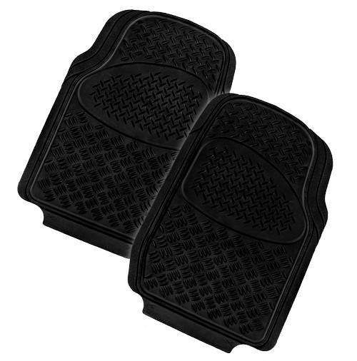 Velocity 2 Piece Car Mat Black