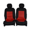 Universal El Toro Series Ii Front Seat Covers Size 30/35 | Black/Red