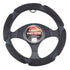 Arizona Steering Wheel Cover With Plush Suede Grips - Black