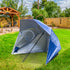Beach Umbrella 2.4M Outdoor Garden Beach Portable Shade Shelter - Blue