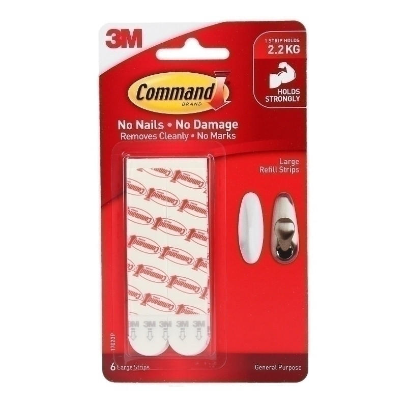 COMMAND Strip 17023P Pk6 Bx6