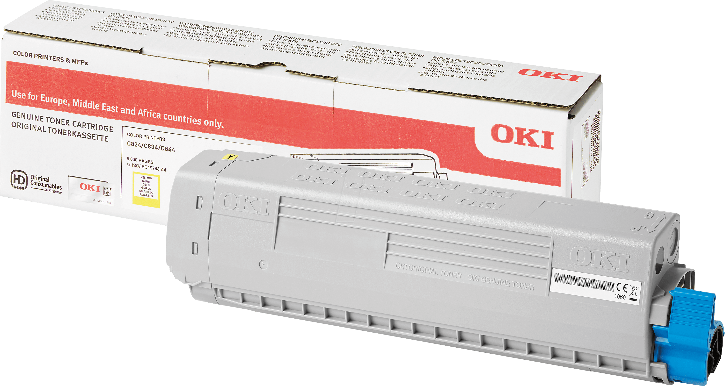 OKI C834 Yellowlow Drum Unit