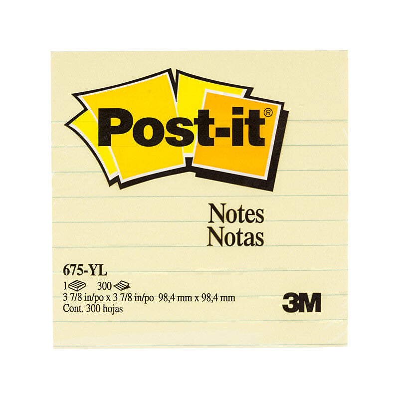 Note 675-YL Yellow 98X98 Box of 12