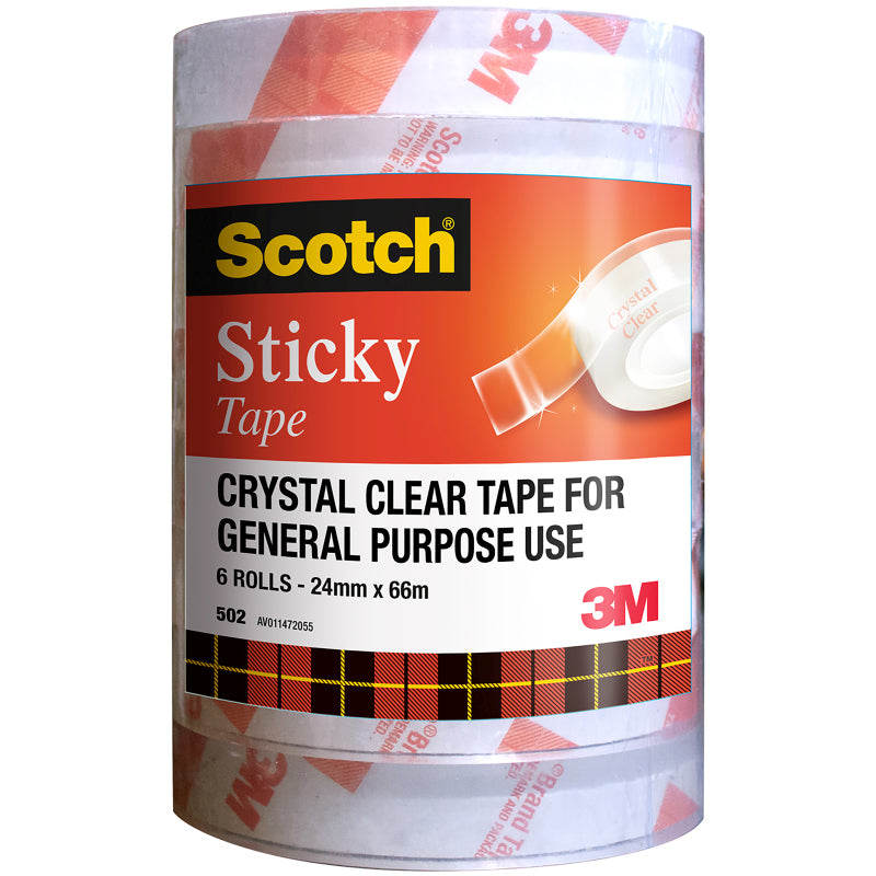 SCOTCH Sticky Tape 502 24mm Twr6