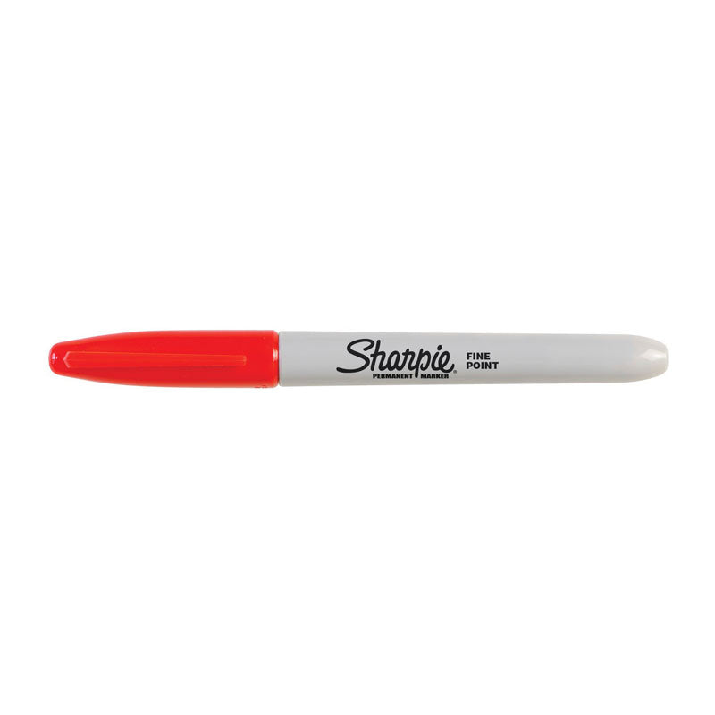 SHARPIE Fine Point Permanent Marker Red Box of 12