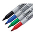 SHARPIE Permanent Marker Fine Point Tip Assorted Pack of 4 Box of 6