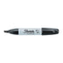 SHARPIE Chisel Tip Permanent Marker Black Box of 12