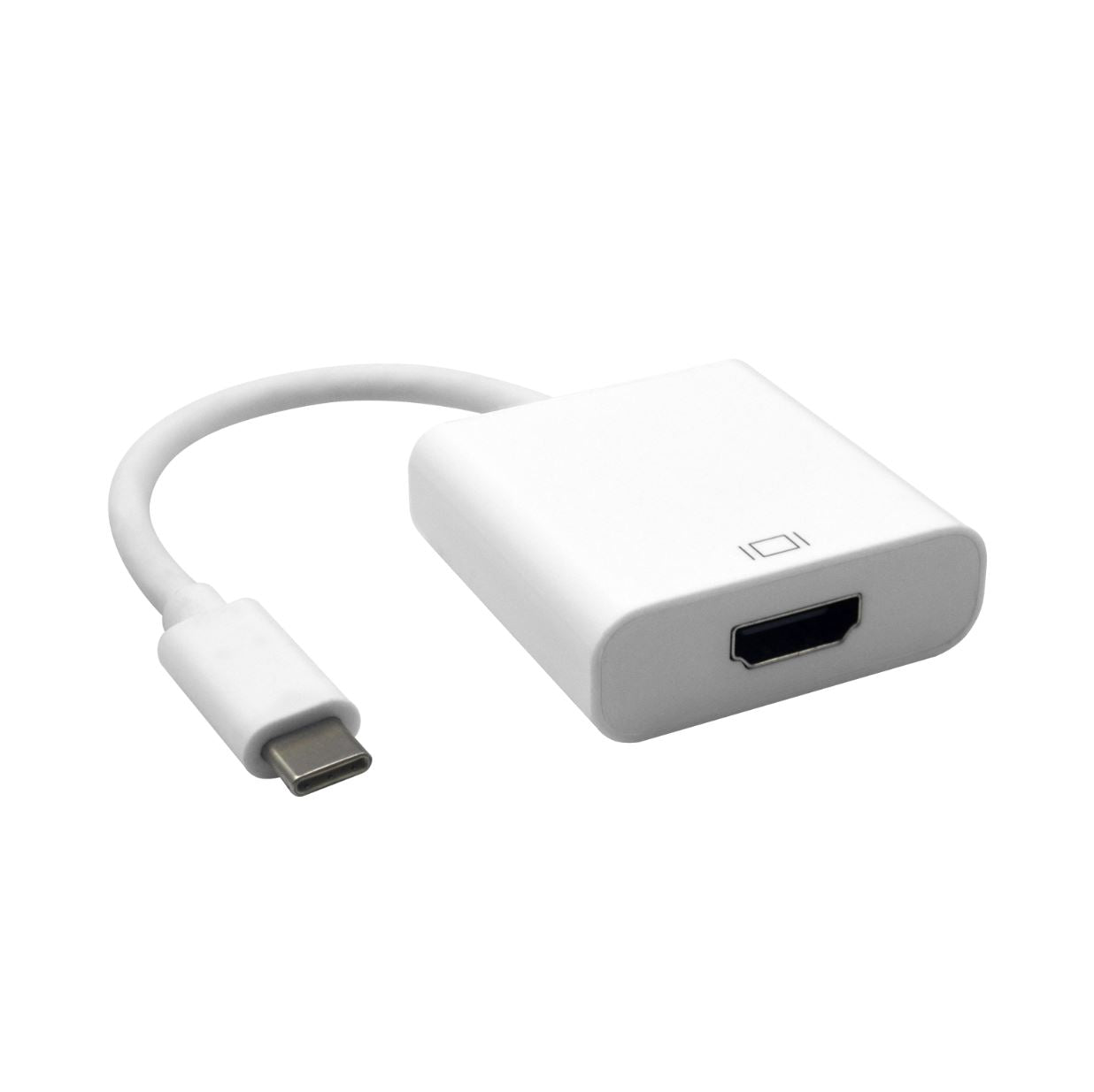 Thunderbolt USB 3.1 Type C USB-C to HDMI Video Adapter Converter Male to Female for Apple Macbook Chromebook Pixel White