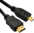 ASTROTEK HDMI to Micro HDMI Cable 3m - 1.4v 19 pins A Male to D Male 34AWG OD4.2mm Gold Plated RoHS LS