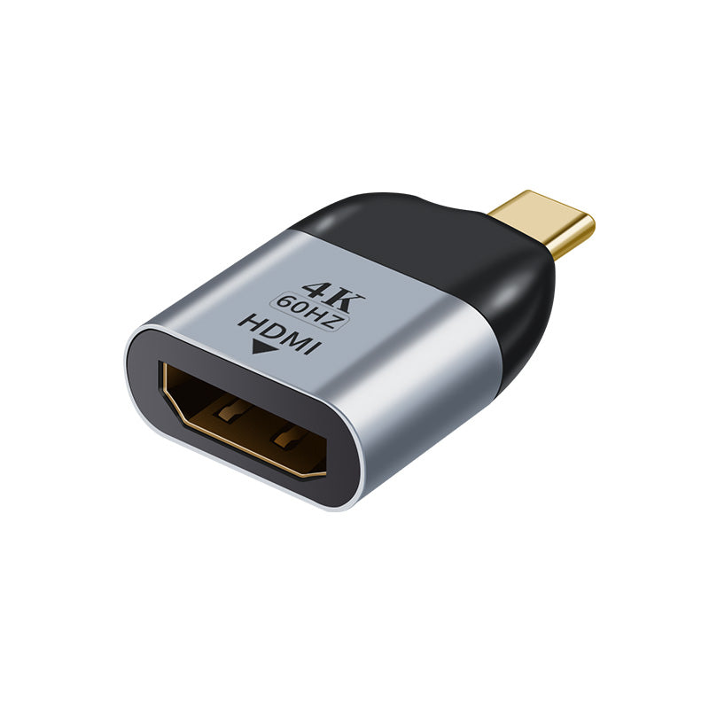 USB-C to HDMI Male to Female Adapter support 4K@60Hz Aluminum Shell Gold Plating for Windows Android Mac OS