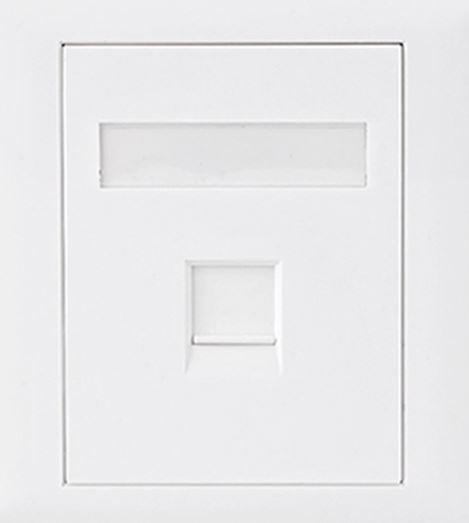 CAT6 RJ45 Network Wall Face Plate Outlets 86x86mm 1 Port Socket Kit