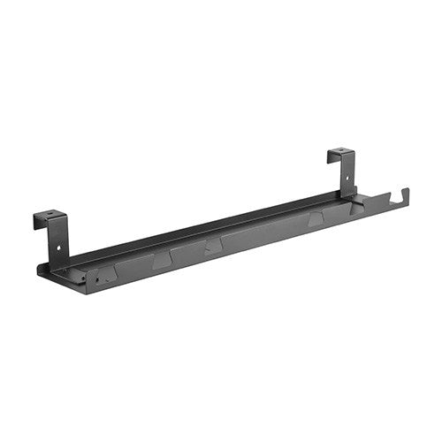 Under-Desk Cable Management Tray Dimensions:590x131x74mm -- Black