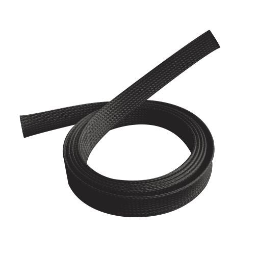 Braided Cable Sock 40mm/1.6' Width Material Polyester Dimensions1000x40mm -- Black