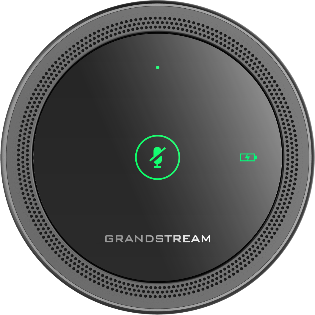 GRANDSTREAM GMD1208 Desktop Wireless Expansion Microphone, Bluetooth, 1500mA Li-ion Battery, 8 Omni Microphones, Opus