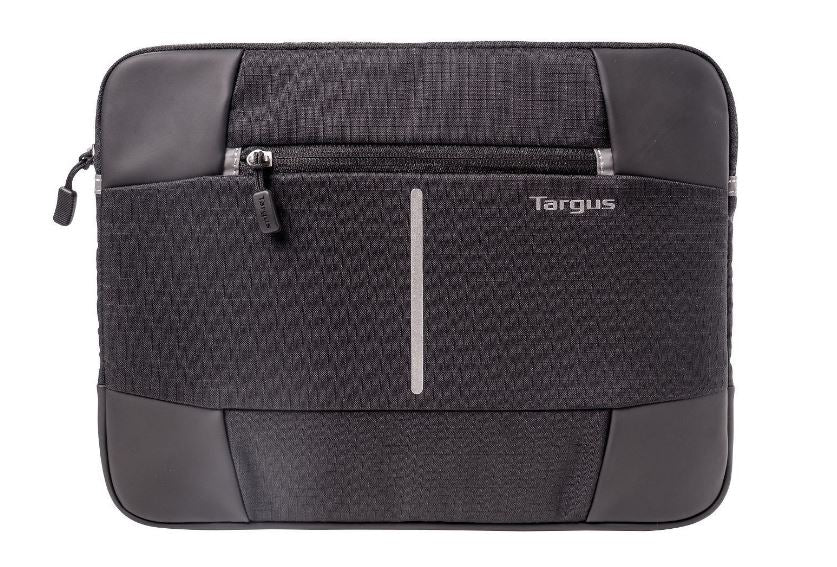 13-14'' Bex II Laptop Sleeve - Weather-resistant & rip-stop fabrication - Black with black trim