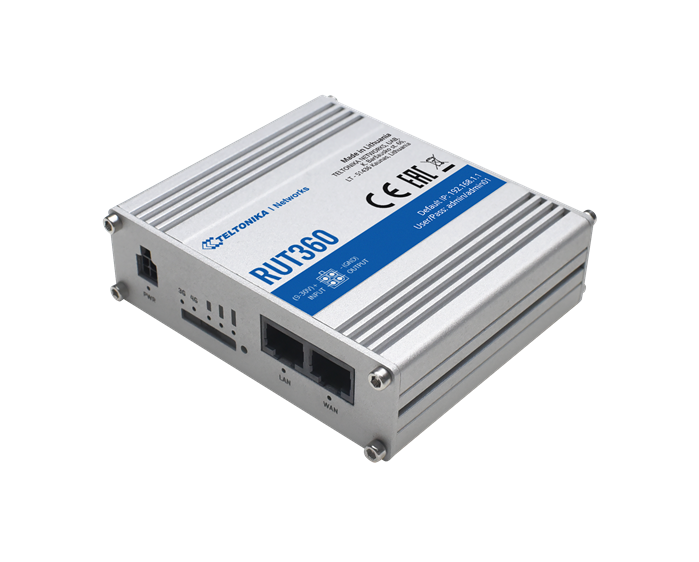 RUT360 - Instant CAT6 LTE Failover | Compact and Powerful Industrial 4G LTE Cat 6 Router/Firewall, Rugged Aluminium Housing - On Promotion