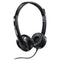 H100 Wired Stereo Headsets - HD Voice Rotary Microphone Volume Adjustment 3.5mm