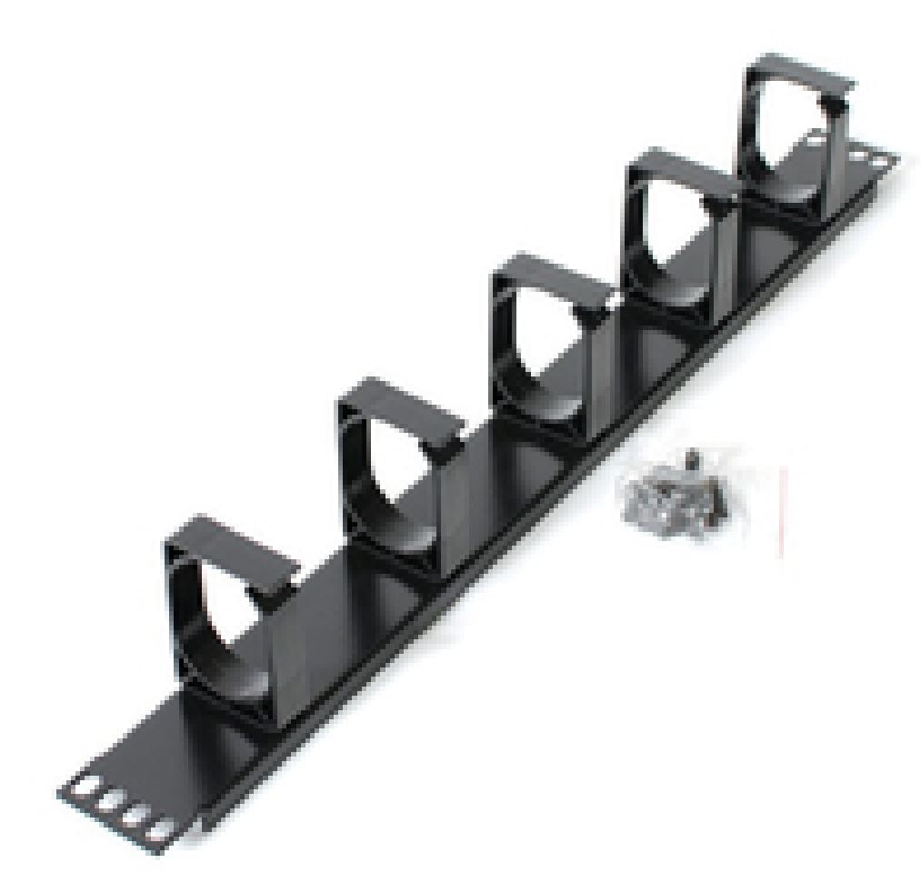 ASTROTEK 1U Rack Mount Cable Management Plastic Panel