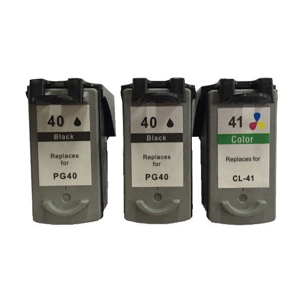 Remanufactured Value Pack 2 x PG40 Black & 1 x CL41 Colour