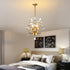 Crystal Chandelier Vintage, 3 Lights, Gold