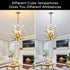 Crystal Chandelier Vintage, 3 Lights, Gold