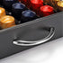 Coffee Pods Holder Storage Drawer Compatible with 60 Nespresso Pods for Kitchen Storage & Organisation (Black)