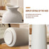 Ceramic Set of 3 Modern White Vases for Home Dï¿½cor