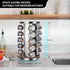 Rotating Spice Rack Organizer with 20 Pieces Jars for Kitchen