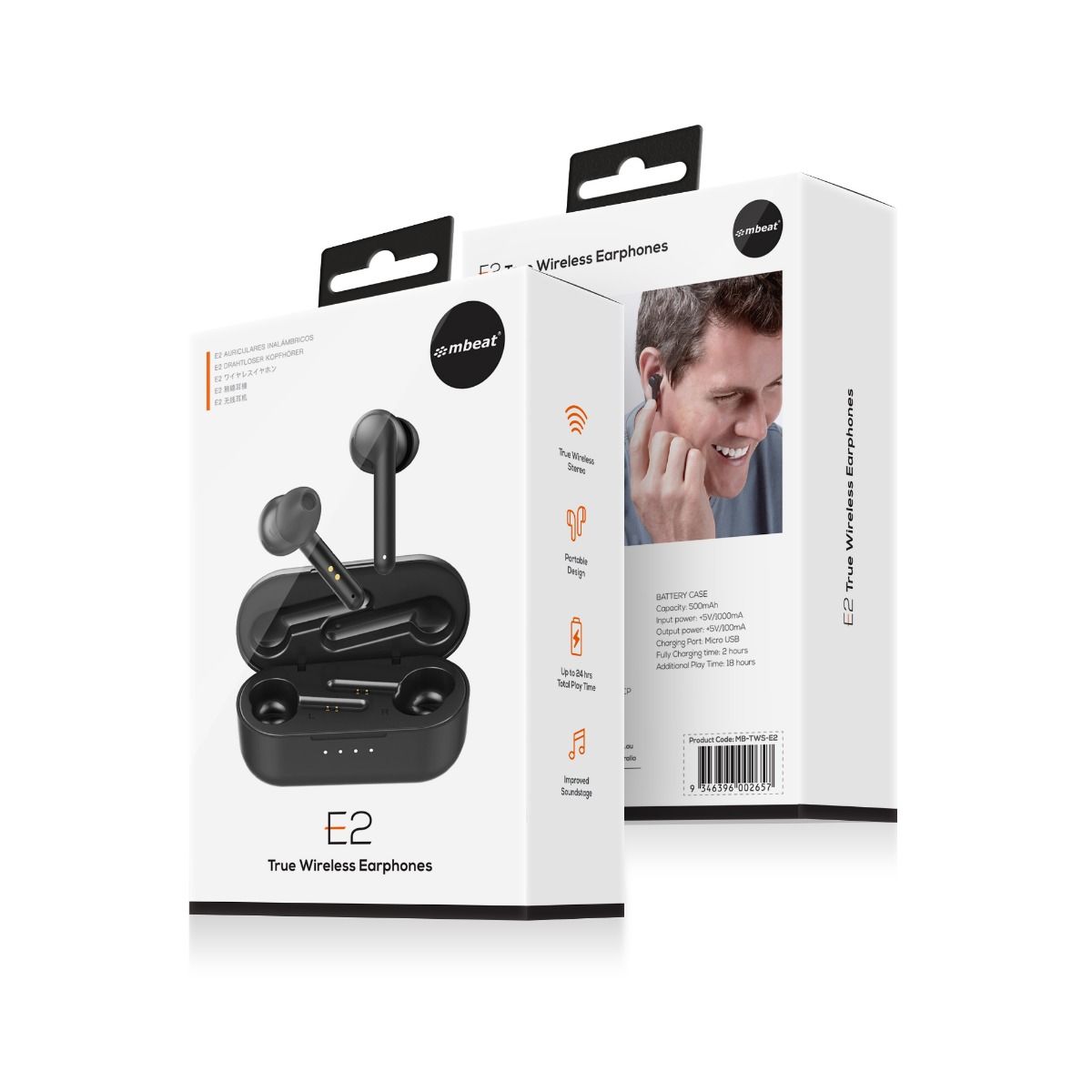 mbeat E2 True Wireless Earphones