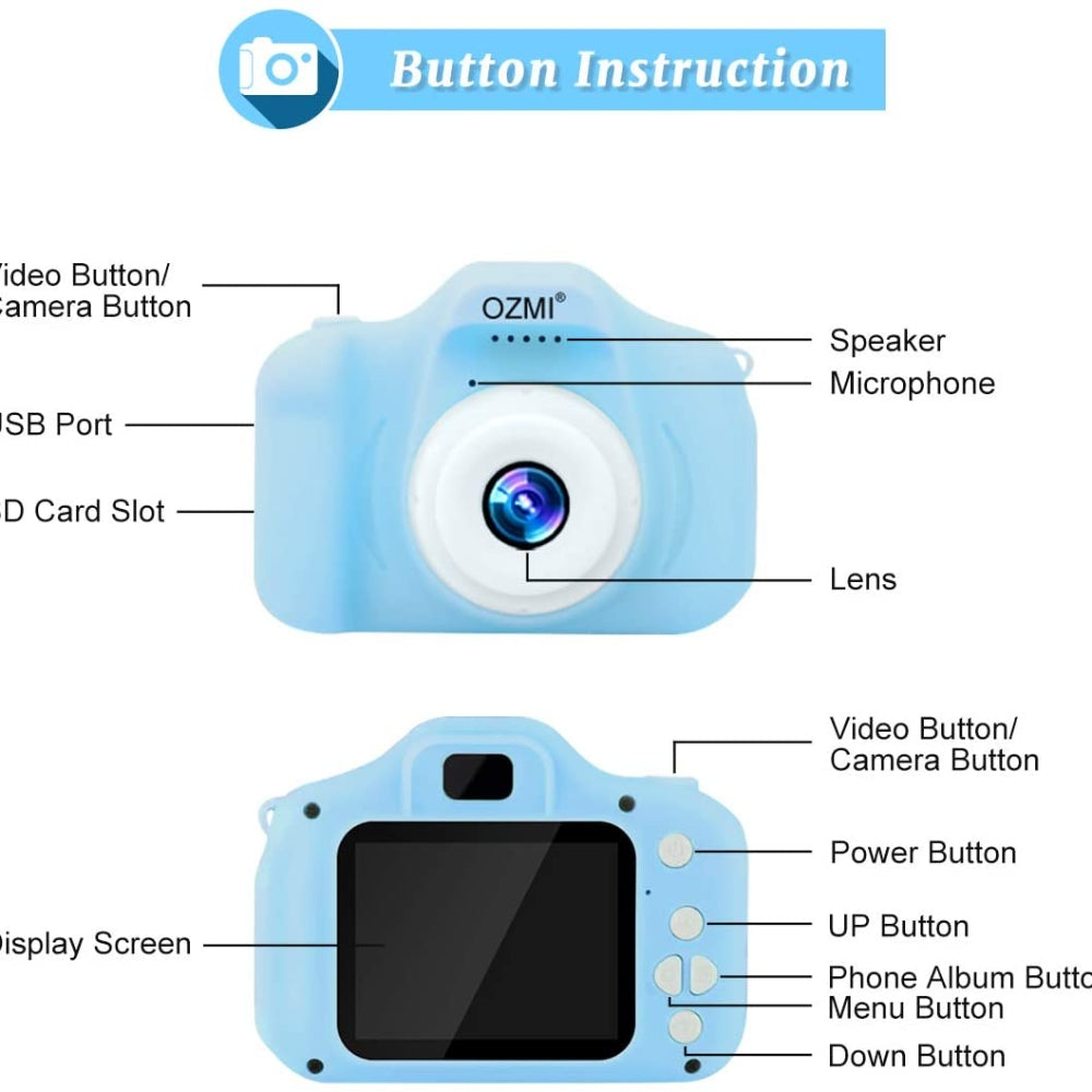 Mini Digital Children Camera Kids Camera 2.0