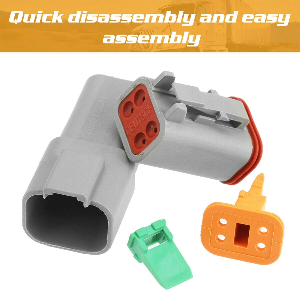 600PCS Deutsch DT Connector Plug Kit With Genuine Deutsch Crimp Tool Auto Marine