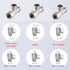 Toilet Bidet Seat Dual Nozzles Bidet Non Electric Toilet Water Sprayer Bathroom