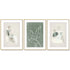 Wall Art 40cmx60cm Abstract body and leaves 3 Sets Gold Frame Canvas