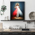 Wall Art 70cmx100cm Jesus Divine Mercy I Trust In You Black Frame Canvas
