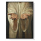 Wall Art 50cmx70cm Jesus Nail Hand Black Frame Canvas