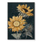 Wall Art 70cmx100cm Sunflowers Black Frame Canvas